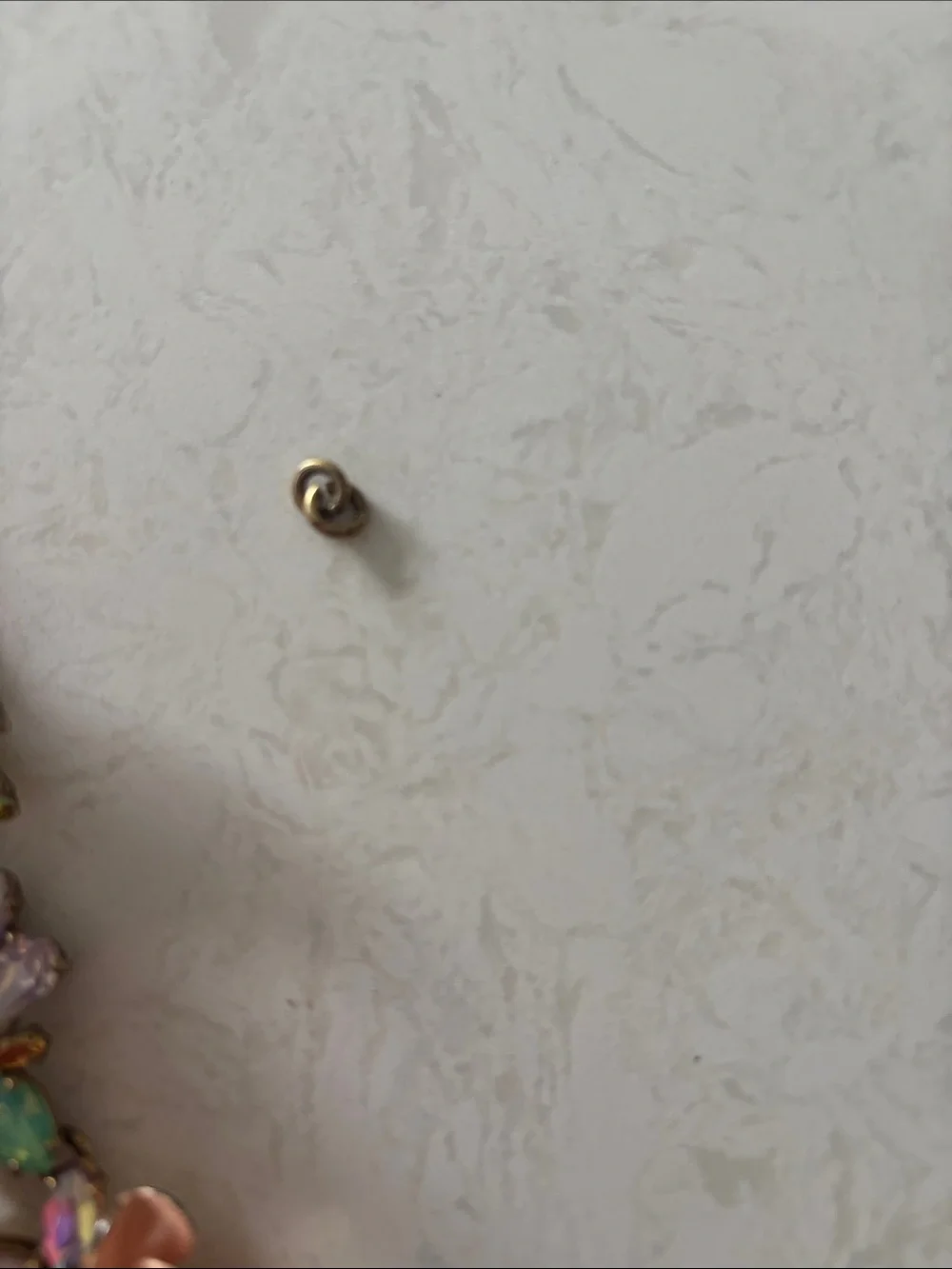 Jcrew Floral Peach Statement Necklace and Bracelet Set - broken, needs repair